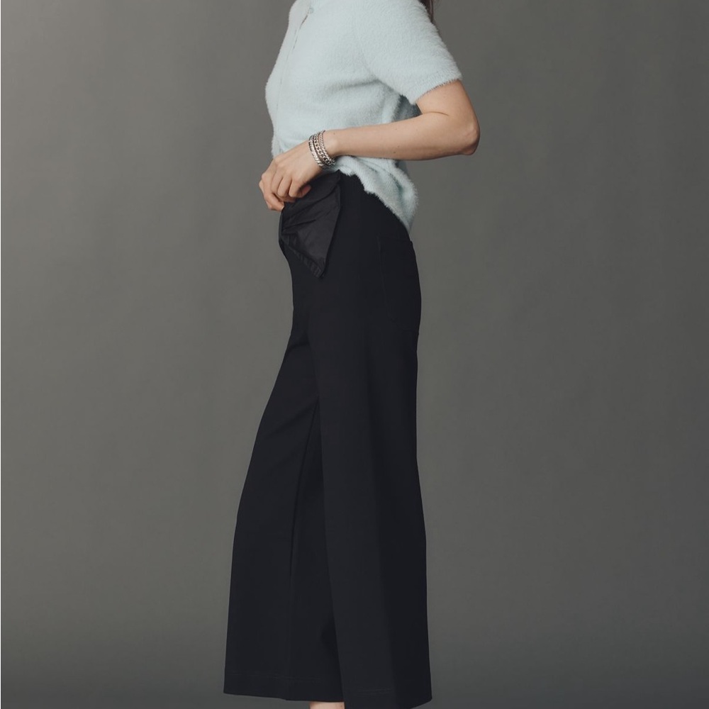 NWT Anthropologie The Colette Crop Bow-Waist Pants by Maeve 27p & 28p - Picture 3 of 8